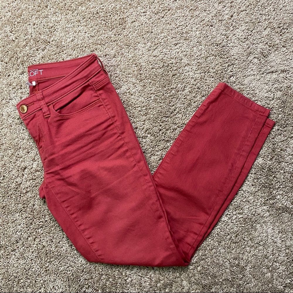 Ann Taylor LOFT Modern Skinny Ankle Jeans 25